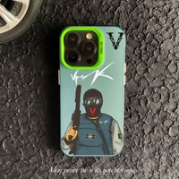 Coque de Téléphone Multicolore de Designer pour iPhone Xs Xr 11 12 13 Mini 14 15 16 Pro Max Vrunk