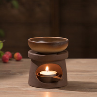 Brûleur de cire en céramique pour bougies, diffuseur d'arômes et d'huiles essentielles pour aromathérapie