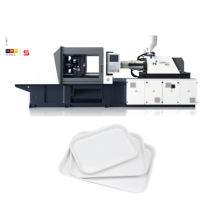 Hoog rendement horizontale PET/PP voedselcontainer spuitgietmachine voor de productie van wegwerp fruit- en voedselplasticdozen
