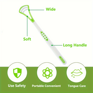 Brosse de Nettoyage de <span class=keywords><strong>Langue</strong></span> en Plastique 18cm*2.9cm – Source Fabricant – <span class=keywords><strong>Grattoir</strong></span> à <span class=keywords><strong>Langue</strong></span> Double Face en Silicone avec Brosse - Product Image 6