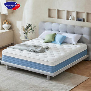 Cama Plegable Ortopédica <span class=keywords><strong>Queen</strong></span> con Colchón de Resortes y Espuma de Aire, Cama Doble Matrimonial, Colchones de Resortes con Látex y Espuma Viscoelástica de Confort - Product Image 1