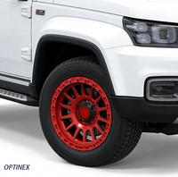 Jantes forgées à rebord profond True Beadlock tout-terrain rouges 16-22 pouces 6x139.7 6x135 6x120 6x114.3 pour Wrangler Ford F150 Raptor Bronco