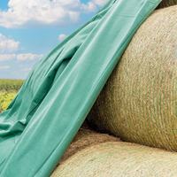 Housse de protection pour balles de paille et de foin, en tissu PP, personnalisable en usine, pour l'agriculture