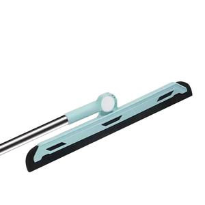 طقم مكنسة ومجرفة غبار بلاستيكية قابلة للتعديل من AY موديل 2025 الجديد للمنزل العصري، مع مقبض فولاذي طويل ورأس مكنسة من البولي إيثيلين تيريفثاليت بشعيرات ناعمة - Product Image 4