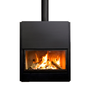 Chimenea de <span class=keywords><strong>leña</strong></span> para exteriores de pellets de interior moderna Inserto de estufa independiente de <span class=keywords><strong>hierro</strong></span> <span class=keywords><strong>fundido</strong></span> con Vista de vidrio Calefacción de <span class=keywords><strong>leña</strong></span> fácil - Product Image 1