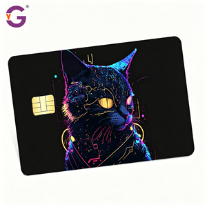 Adesivo Olografico Personalizzato <span class=keywords><strong>per</strong></span> <span class=keywords><strong>Carta</strong></span> <span class=keywords><strong>di</strong></span> <span class=keywords><strong>Credito</strong></span>, Fustellato, Impermeabile, Rimovibile, Skin <span class=keywords><strong>per</strong></span> <span class=keywords><strong>Carta</strong></span> <span class=keywords><strong>di</strong></span> Debito, Pretagliato, con Slot <span class=keywords><strong>per</strong></span> Chip, Decorazione Vivace a Gatto <span class=keywords><strong>per</strong></span> Bancomat - Product Image 1