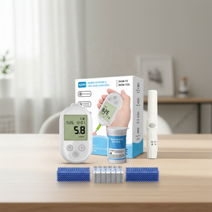 Blood Sugar Monitor <strong>Glucometer</strong> Test with Blood Glucose Meter Test Strips Diabetic Tester - Product Image 4