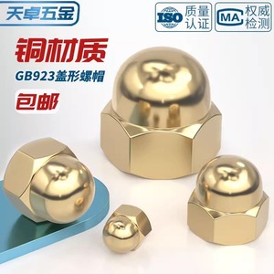 Tianzhuo Hardware Brass Cap Nuts M3 M4 M5 M6 M8 M20mm Durable Bright Finish Household Decorative Seals - Product Image 3