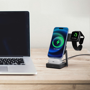 Sạc không dây Qi2 25W mới, gập được, 3 trong 1, đế từ tính, sạc nhanh cho iPhone, AirPods và Apple Watch - Product Image 6