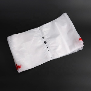 Bolsas de Plástico de Seguridad Personalizadas con Cierre Deslizante LDPE para Supermercado, Bolsas Tipo Saddle Pack para Pizza - Product Image 5
