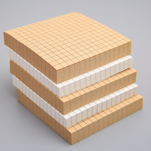 Creative Grid Sticky Notes Tearable Notepad, Adhesive Message Memo Reusable Sticky Note <b>Paper</b> for Student School Office Daily - Product Image 2