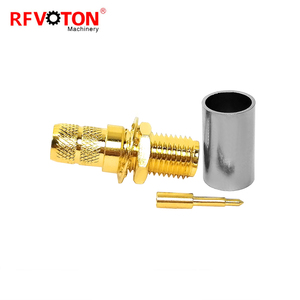 Nhà máy 50 Ohm RP phân cực ngược SMA nữ Jack Bảng điều khiển gắn kết uốn cho lmr240 LMR-240 H-155 RG59 <span class=keywords><strong>RF</strong></span> Coax kết nối đồng trục - Product Image 6