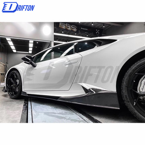 Falda lateral para Lamborghini Huracan LP610 LP580 2014-2019 estilo MAD fibra de carbono - Product Image 1