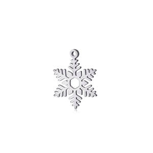 Cerf fantôme métal créatif acier inoxydable jour de noël flocon de neige bijoux à bricoler soi-même petit <span class=keywords><strong>trou</strong></span> pendentifs à breloques de noël pour les vacances - Product Image 3