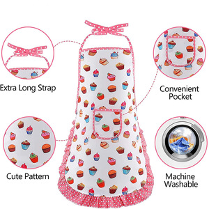 Enfants Chef rôle Cosplay Costume enfants gâteau cuisine et aboiement ensemble tablier Chef chapeau ustensiles cuisine mitaine pour garçon et fille jouer - Product Image 2