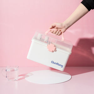 Dayanıklı Taşınabilir Plastik İlk Yardım Çantası Özelleştirilebilir Logo Renkli İlk Yardım Kutusu Filipinler İşyeri Okul Toplu Sipariş - Product Image 4