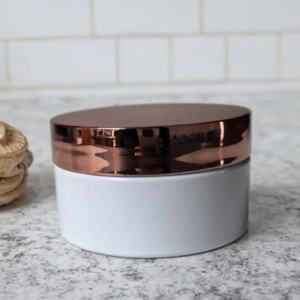 Envases Cosméticos Vacíos de Lujo de 100ml, 120ml, 150ml, 200ml, 250g, 500g con Tapa Dorada Rosa, Frascos de Boca Ancha de 4oz y 8oz para Crema Corporal - Product Image 1