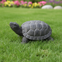 Figurine de tortue en résine imperméable, aspect pierre, personnalisable, pour la décoration de jardin, patio et aménagement extérieur – Vente en gros