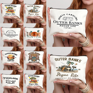 Outer Banks Pouge Life - Bolsa de cosméticos, regalo de <span class=keywords><strong>Netflix</strong></span> para mujer, organizador de cosméticos de viaje, bolsa de aseo, estuche para lápices, bolsa de maquillaje - Product Image 2