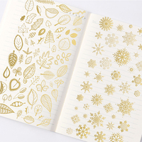 Autocollant en papier kraft imperméable personnalisé avec estampage à chaud en feuille d'or transparente, étiquette transparente avec votre logo