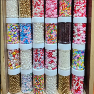 Vente en Gros de Perles de Sucre Décoratives Série Dorée, Mélange pour Pâtisseries Occidentales, Desserts, Gâteaux, Crèmes Glacées et Biscuits - Product Image 6