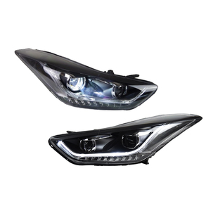 Luz Delantera LED para Hyundai Elantra V Langdong 2012-2016, Conjunto de Faros Delanteros LED para Automóvil, Diseño de Alta Configuración, Lámpara con Lente Bifocal - Product Image 1