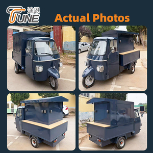 Food Truck Elettrico Commerciale Retrò Vintage a 3 Ruote per Gelati, Dolciumi, Hot Dog, Catering e Vendita Ambulante - Product Image 6