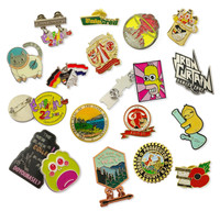 Aili – Nouvelle conception de logo personnalisé, épinglette souvenirs en or, argent, bronze, badge en émail dur, cadeau, épinglette de revers