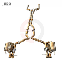 Système d'échappement Catback en titane ultra-léger SDO pour Mercedes-Benz AMG E63 E63S W213 4.0T V8 2017-2023 avec commande de soupape OEM