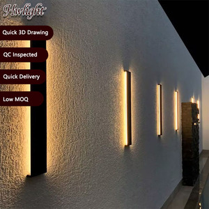 Lampada <span class=keywords><strong>da</strong></span> <span class=keywords><strong>Parete</strong></span> Moderna a LED in Alluminio, <span class=keywords><strong>Applique</strong></span> Impermeabile per Esterni, Illuminazione Su/Giù per Decorazione Corridoio, Personalizzabile, Controllata QC - Product Image 1