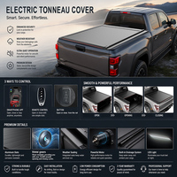 Zolionwil - Couvre-caisse de camion rétractable avec lumière de frein pour Ford F-150 Ranger Ram Navara Colorado