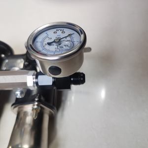 AN6-3-3B-30P para corpo do acelerador e carburador HOSE PIPE UNION com manômetro. Faixa de medição 0-30 PSI ou 0-0.2MPA - Product Image 2