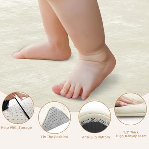 Nhà Sản Xuất Thảm Dày Bộ Nhớ Bọt Kid Chơi Thảm Tummy Thời Gian Bò Thảm Thảm Cho Vườn ươm Phòng Khách - Product Image 2