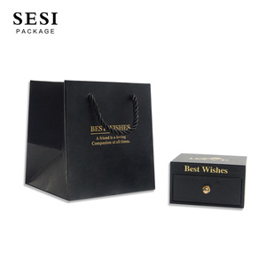 Caja de Joyería de Cartón con Cajón Deslizante Blanco de Alta Calidad <span class=keywords><strong>SESI</strong></span>, con Bolsa de Papel - Product Image 5