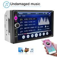 Venta al por Mayor de Fábrica, Reproductor MP5 con Pantalla Táctil de 7 Pulgadas y 2 DIN para Automóvil, con Carplay, Bluetooth, Radio FM, USB, TF, Logotipo Personalizado OEM