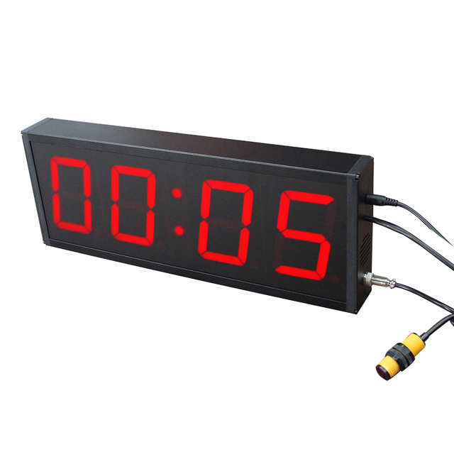 Electronic Visitor Counter Production Counter Digital LED 4 Inch Red Number Display With Single Infrared Sensor