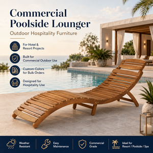 Silla de Playa Moderna Resistente a la Intemperie de <span class=keywords><strong>Madera</strong></span> de Mango, <span class=keywords><strong>Tumbona</strong></span> <span class=keywords><strong>Plegable</strong></span> Ergonómica con Cojín de Algodón para Uso en Hoteles y Exteriores, 190*60*51 cm - Product Image 1