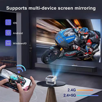 Salange 2026 Prix Usine A53 Mini Projecteur Intelligent Portable avec Pavé Tactile LED Wi-Fi Double Bande et Bluetooth pour Home Cinéma
