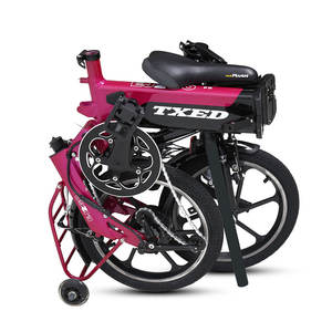 TXED <b>Hot</b> Selling OEM 16"x1.75 Tire Bicycle with LCD Panel 36V/250W Rear Hub Motor Electric Folding <b>Bike</b> - Product Image 4