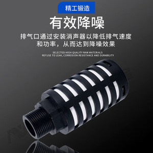 ตัวเก็บเสียงพลาสติก Ngs ขนาด 1 นิ้ว รุ่น Psl 1 4 สำหรับระบบลม - Product Image 3