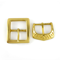 Boucles de ceinture en laiton massif Meetee ZK783 44 mm, style western vintage carré, pour ceintures en cuir DIY, sacs, accessoires de quincaillerie