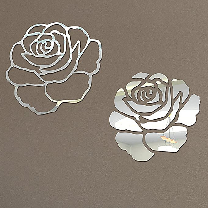 Yingchuang High Gloss Gold Silver Mirror Acrylic Sheet Laser Cut Size 0.1 Inches for Party Decoration Material