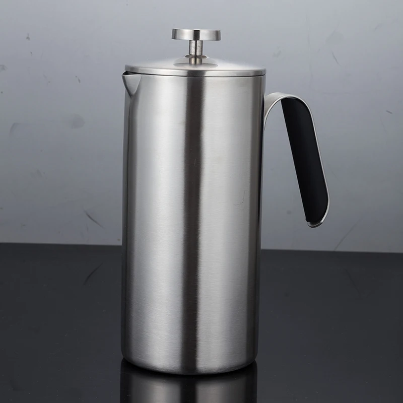304 stainless steel vacuum thermos French press stainless steel coffee pot