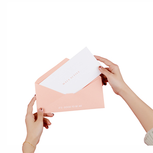 Carte de visite de remerciement avec insertion en papier bon marché de haute qualité personnalisée avec son propre logo - Product Image 5