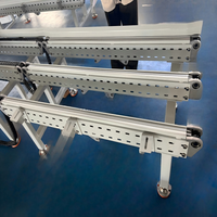 Système de Convoyeur à Chaîne Flexible à Installation Facile en Acier Inoxydable pour l'Industrie des Boissons et de l'Emballage