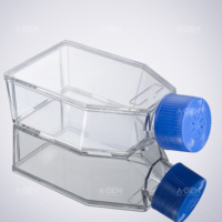 Flacon de culture cellulaire stérile 25 75 175 225 cm² traité TC, non traité, avec bouchon ventilé, pour culture tissulaire