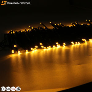 Guirlande lumineuse LED extérieure étanche à faible déclenchement de lumière, blanc chaud, pour décorations de Noël, de fêtes et de paysages, prix d'usine - Product Image 1