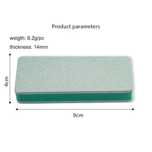 Bloc polissoir à ongles double face personnalisé avec logo, lavable et réutilisable, en éponge EVA pour polissage et ponçage, ensemble de limes à ongles, fournitures de manucure - Product Image 5