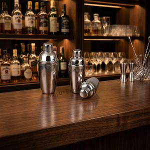 Ensemble Boston Shaker Classique en Acier Inoxydable et Verre Écologique de 850 ml Certifié pour Bar à Domicile Accessoires de Bar - Product Image 2