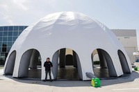 Tentes à bulles gonflables en PVC et nylon sur mesure, vente chaude, logo personnalisé, couleur personnalisée, souffleur 750/950/1100W, garantie de 2 ans pour les événements et les fêtes